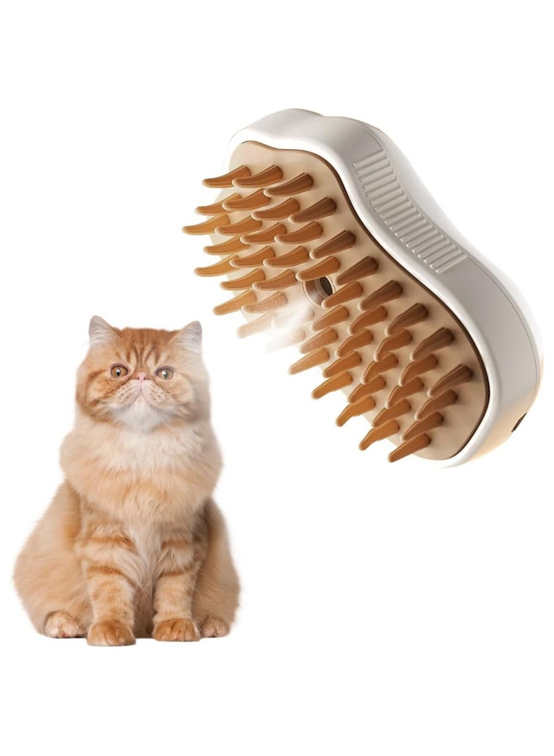 ARNOTEC Cat Steam Brush, 3 In1 Steamy Cat Brush for Shedding, Cat Steamer Brush for Massage, Multifunctional Cat Grooming Brush, Pet Hair Removal Tool Comb for Cats and Dogs - Image 1