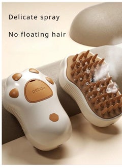 ARNOTEC Cat Steam Brush, 3 In1 Steamy Cat Brush for Shedding, Cat Steamer Brush for Massage, Multifunctional Cat Grooming Brush, Pet Hair Removal Tool Comb for Cats and Dogs  - Image 3