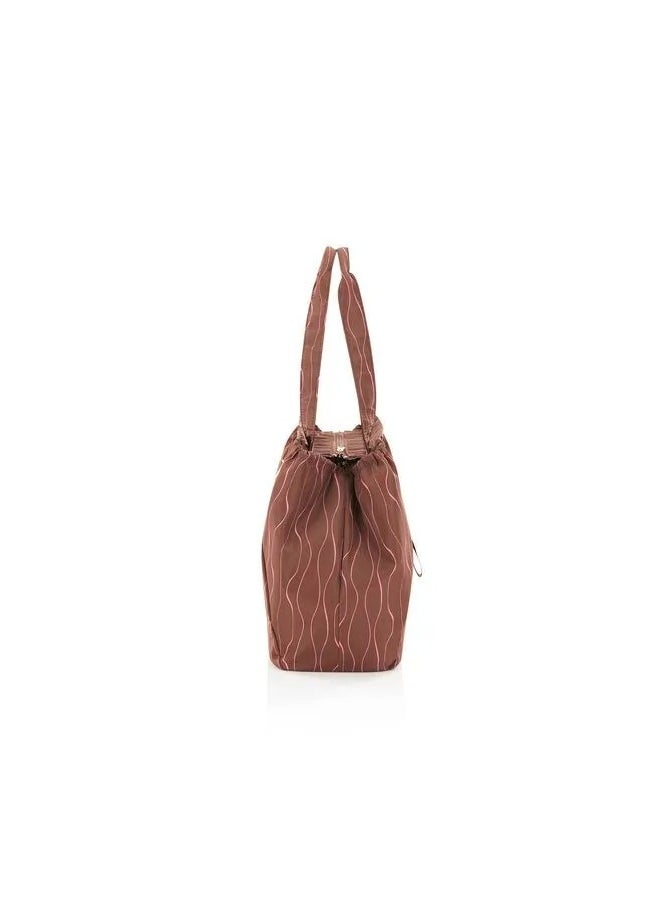 AMERICAN TOURISTER American Tourister Alizee Day Small Tote Bag - Dark Brown Pink - 1 Year Global Warranty  - Image 3