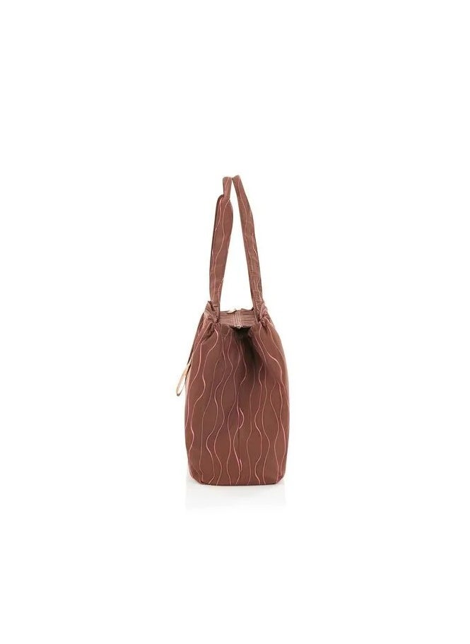 AMERICAN TOURISTER American Tourister Alizee Day Small Tote Bag - Dark Brown Pink - 1 Year Global Warranty  - Image 4