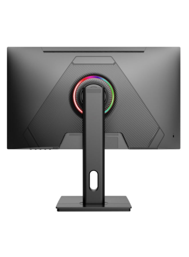 فلوف شاشة ألعاب 27 بوصة، شاشة كمبيوتر QHD 2560 × 1440، معدل تحديث 320 هرتز، حامل دوار قابل للتعديل مع مكبرات صوت مدمجة، باللون الأسود - Image 2