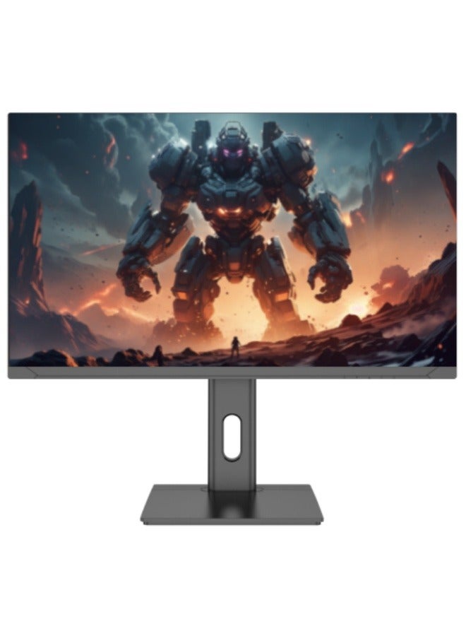 فلوف شاشة ألعاب 27 بوصة، شاشة كمبيوتر QHD 2560 × 1440، معدل تحديث 320 هرتز، حامل دوار قابل للتعديل مع مكبرات صوت مدمجة، باللون الأسود - Image 1