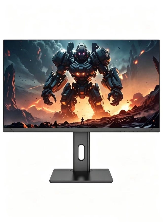 فلوف شاشة ألعاب 27 بوصة، شاشة كمبيوتر QHD 2560 × 1440، معدل تحديث 320 هرتز، حامل دوار قابل للتعديل مع مكبرات صوت مدمجة، باللون الأسود - Image 1