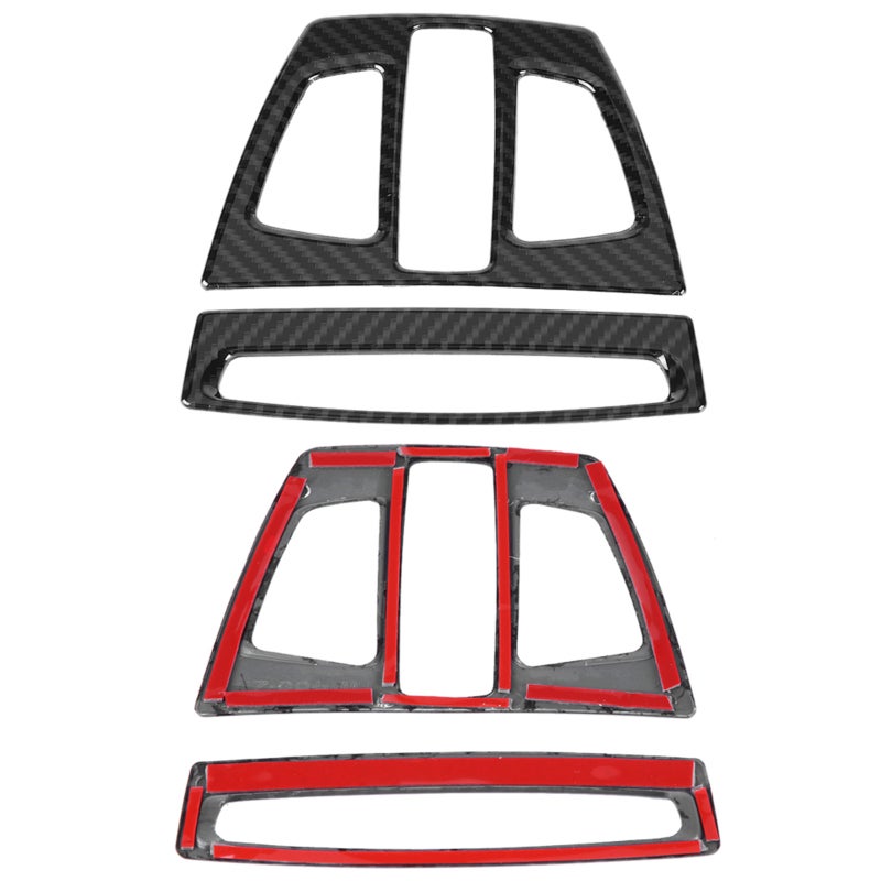 Carbon Fiber Reading Light Cover: High-Quality ABS Plastic - Scratch Resistant Interior Trim Cover for 3 Series F30 GT F34 X5 X6 X1 X2 Car Interior Upgrade - Image 4
