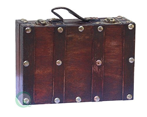 Vintiquewise(TM Antique Style Suitcase/Decorative Box, Small/Mini - Image 1