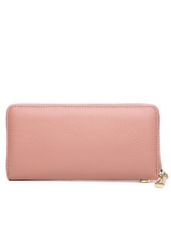 Crocodile Festival First Layer Cowhide Fashion Bodhi Tree Clutch Women's Long Wallet Wristlet Birthday Gift - Image 3