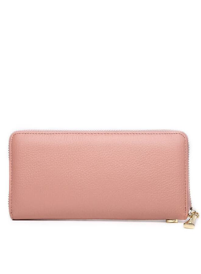 Crocodile Festival First Layer Cowhide Fashion Bodhi Tree Clutch Women's Long Wallet Wristlet Birthday Gift - Image 5
