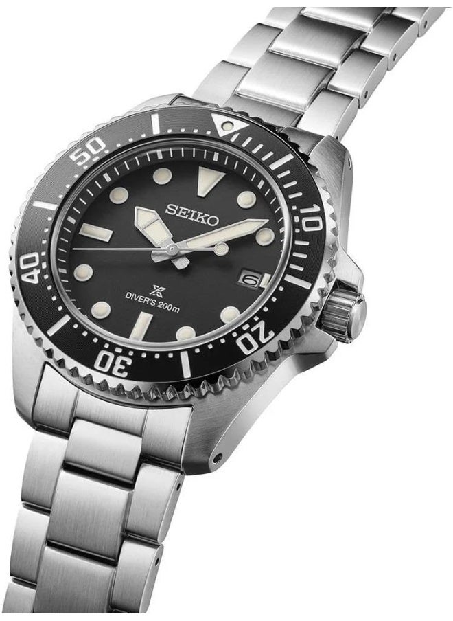 Seiko Prospex Solar Diver'S In Black Watch For Men Sne597P  - Image 2