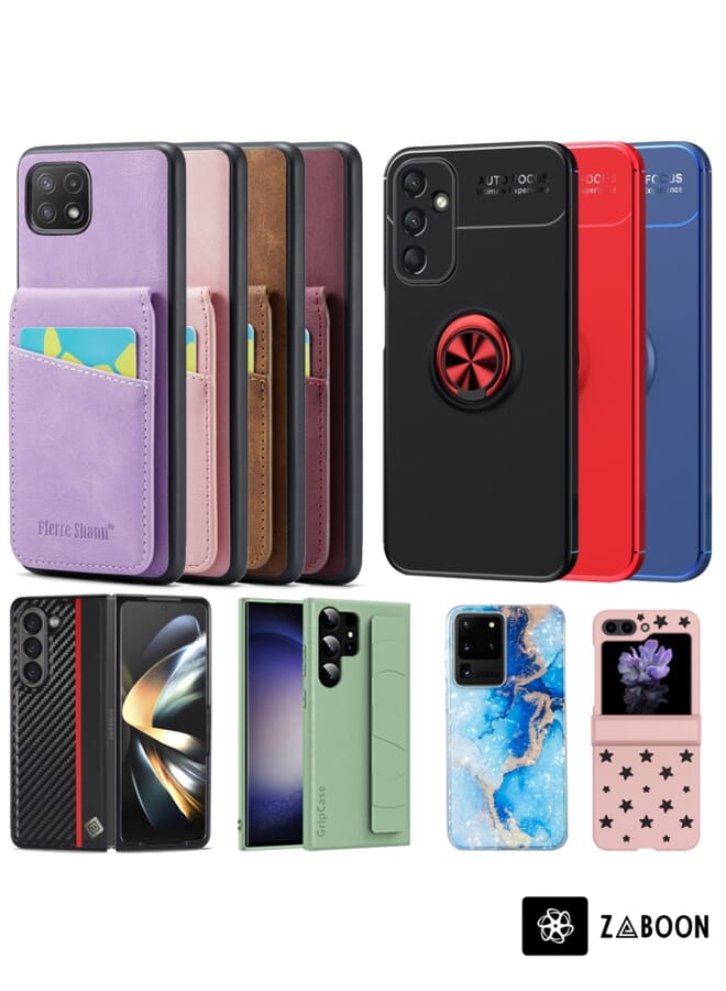Zaboon 100-Pack Bulk Buy  Protective Case Cover For Samsung Galaxy Brand Phones, Clearance Cases Insanely Low Prices, Style and Color Match Randomly - Image 1
