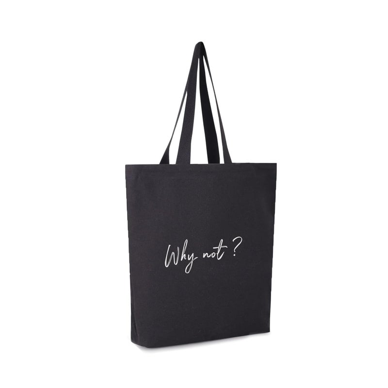 Ecotribe Fashionable Design Tote Bags Women Shoulder Bag-Printed Silhoutte Cotton Bag-Zipper-Ecofriendly Travel Bag-Pack of 1 - Image 1