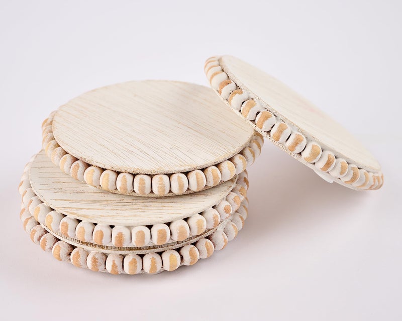 مد باي طين فطيرة الطين بيضاء الخرز مجموعات 4 3/4 "" "" ديا (42500044W) - Image 5