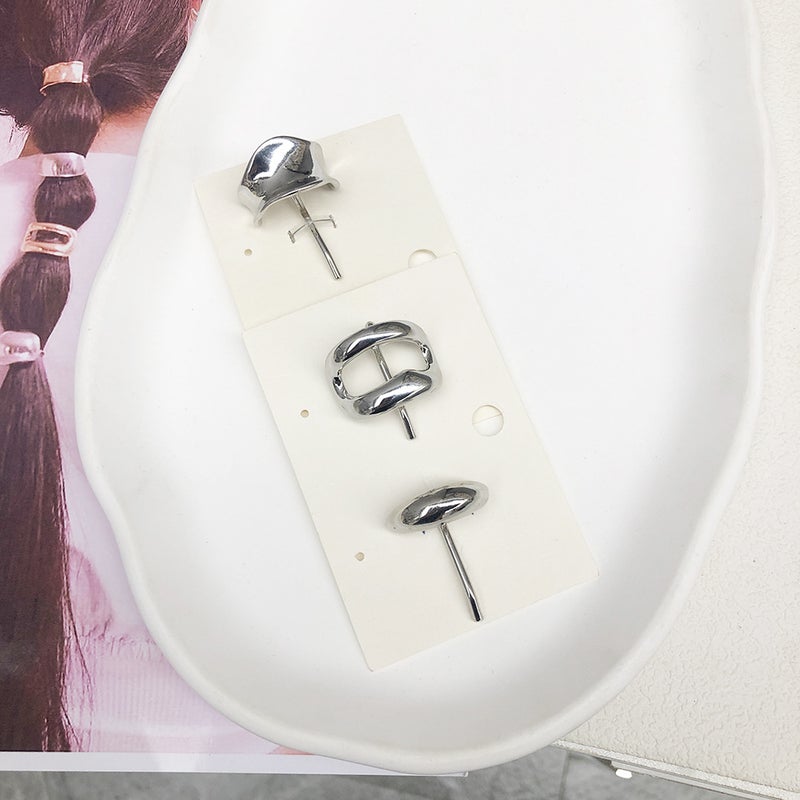 Simple Versatile Ponytail Hair Clip 8# two-piece set - Image 2