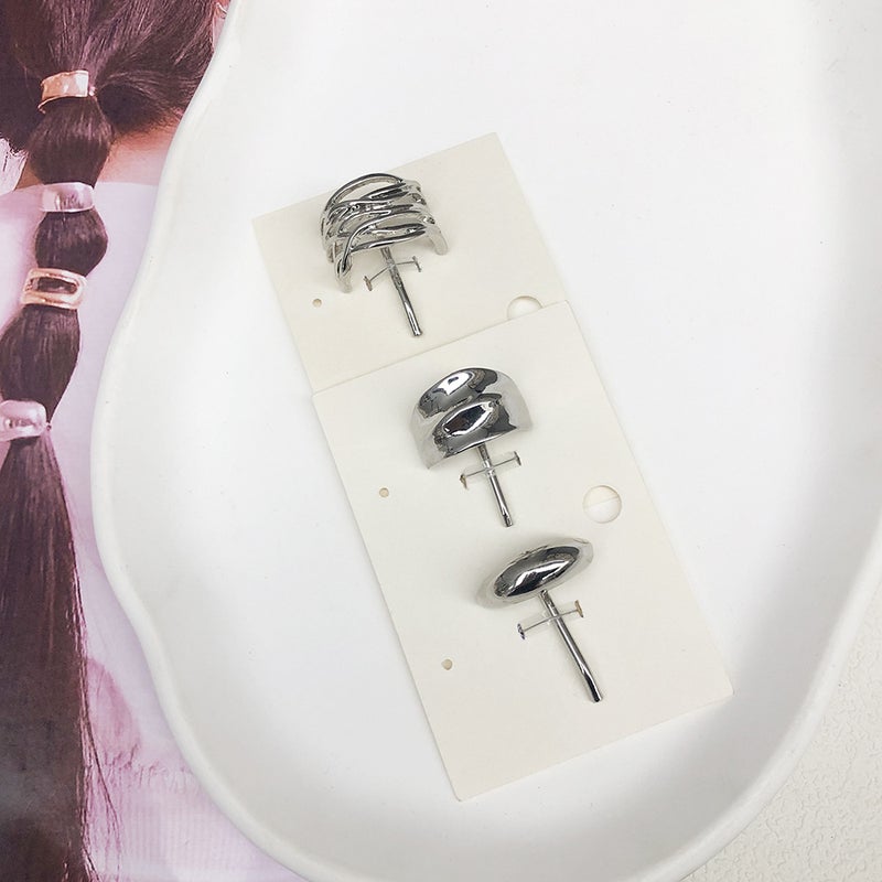 Simple Versatile Ponytail Hair Clip 8# two-piece set - Image 4