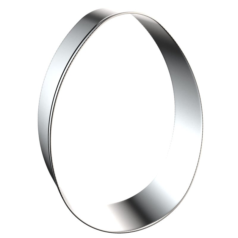 QAAQS Large Egg Cookie Cutter Set in Different Sizes - 5 Inch, 4 Inch, 3 Inch, 2 Inch - 4 Piece - Stainelss Steel - Image 4