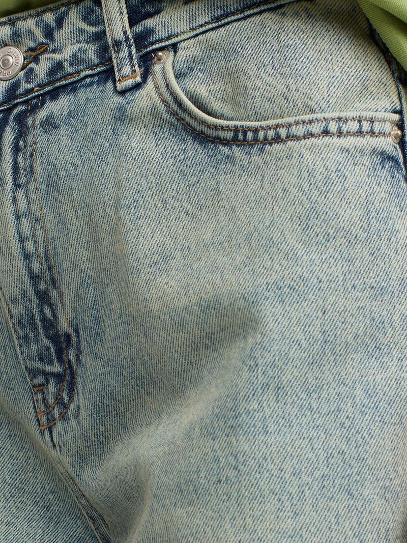 DILVIN Low-Waist Straight-Leg Cotton Jeans - Image 4