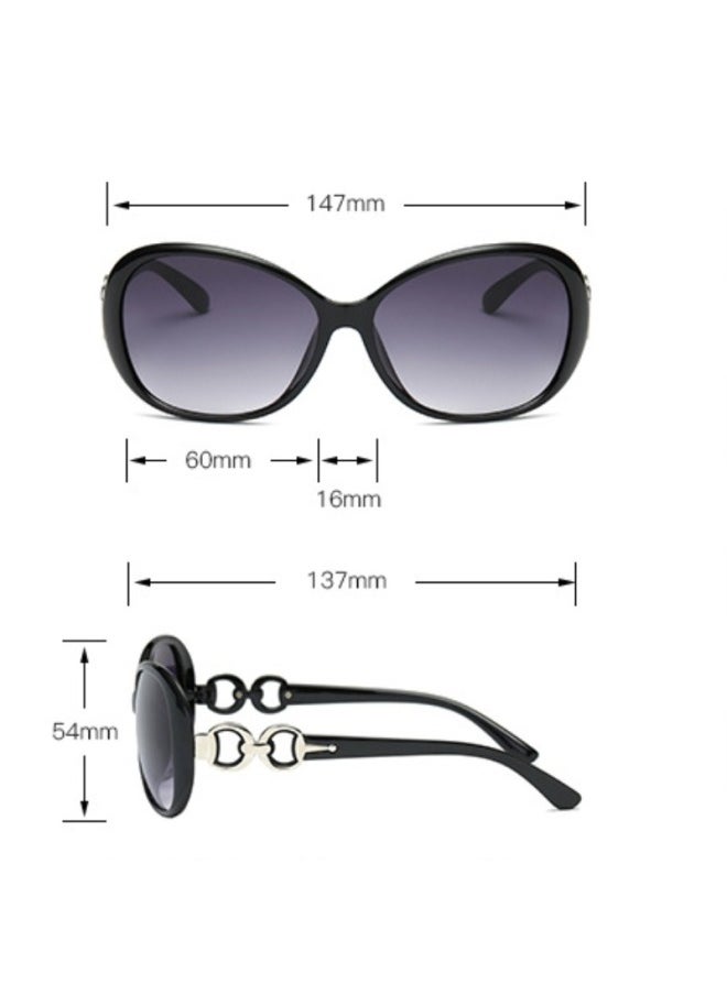 Generic - Oversized Frame Sunglasses Women Brand Design Driving Polarized Sunglasses Women's Sun Glasses UV400 Gafas De Sol Mujer-Lenses Color:Black-Frame Color:Other - Image 1