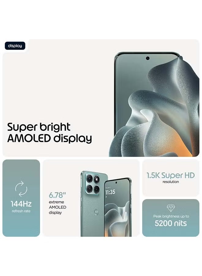 Motorola Edge 70 Fusion 5G Dual SIM PANTONE Blue Surf 12GB RAM 256GB Limited Edition with Free Gifts - Middle East Version - Image 5