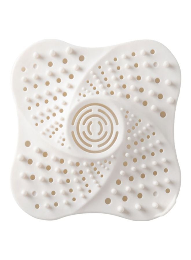NIBEMINENT Sink Sewer Anti-Clogging Filter White 13x13cm - Image 1