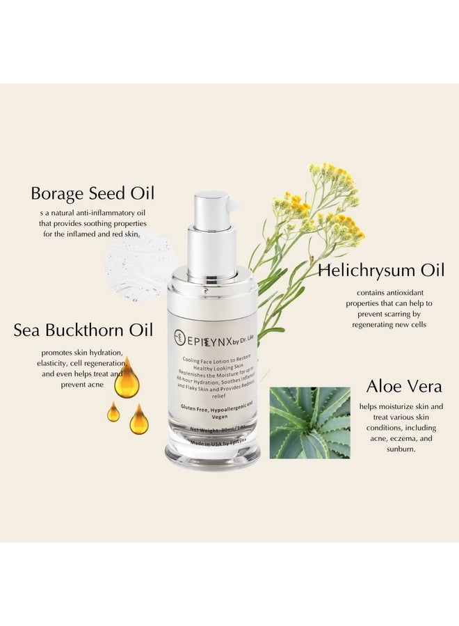 EPILYNX By Dr. Liia Vegan Illuminating Face Moisturizer For Very Dry Skin Ultra Hydrating Lightweight Soothing & Calming - Image 4