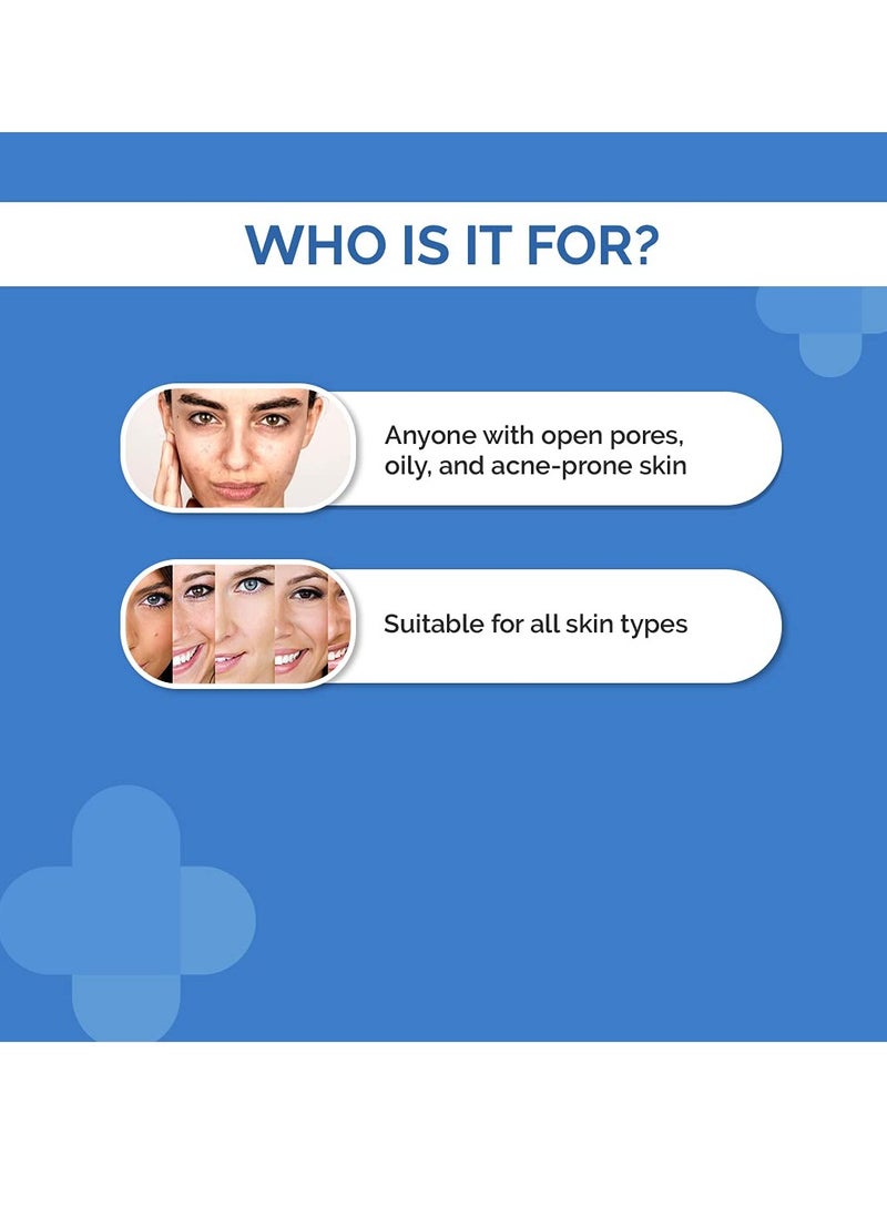 THE derma Co 1% Salicylic Acid Gel Face Wash for Acne | Deeply Cleanses & Exfoliates | Helps Reduce Acne & Controls Oil Production | 3.38 Fl Oz/100ml  - Image 4