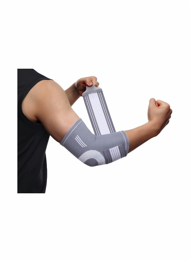 Generic Elbow Compression Sleeve with Adjustable Strap for Men and Women, Support Brace for Tennis Elbow (2XL/3XL) - Ideal Arm Support for Active Lifestyles.  - Image 1
