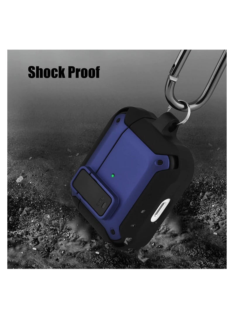 Lock Design Airpdods 3 case,RGBWIND Air Pod 3rd (2021) Cover with Keychain,Hard Protective Skin for Airpod 3 Charging Case,LED Visible - Image 4