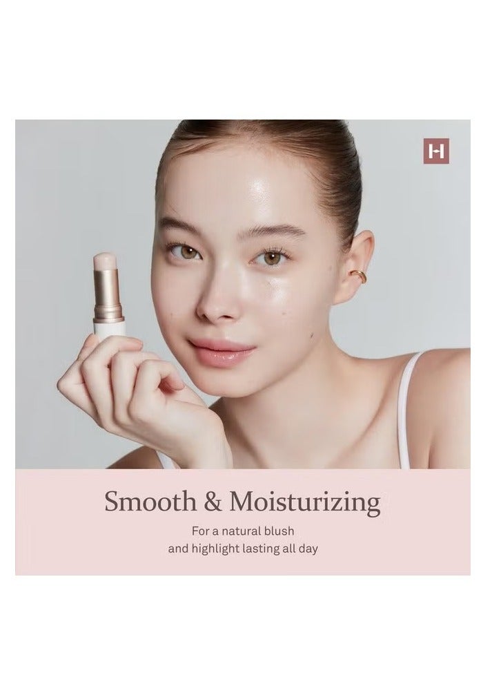 HINCE True Dimension Radiance Balm 10G Natural Shimmer Glow Face Highlighter Stick Glow Balm Korean Blush Transparent Color Skin Tone Slim Fitting Texture, Multi Makeup Stick (1, Light, Lt001) - Image 4