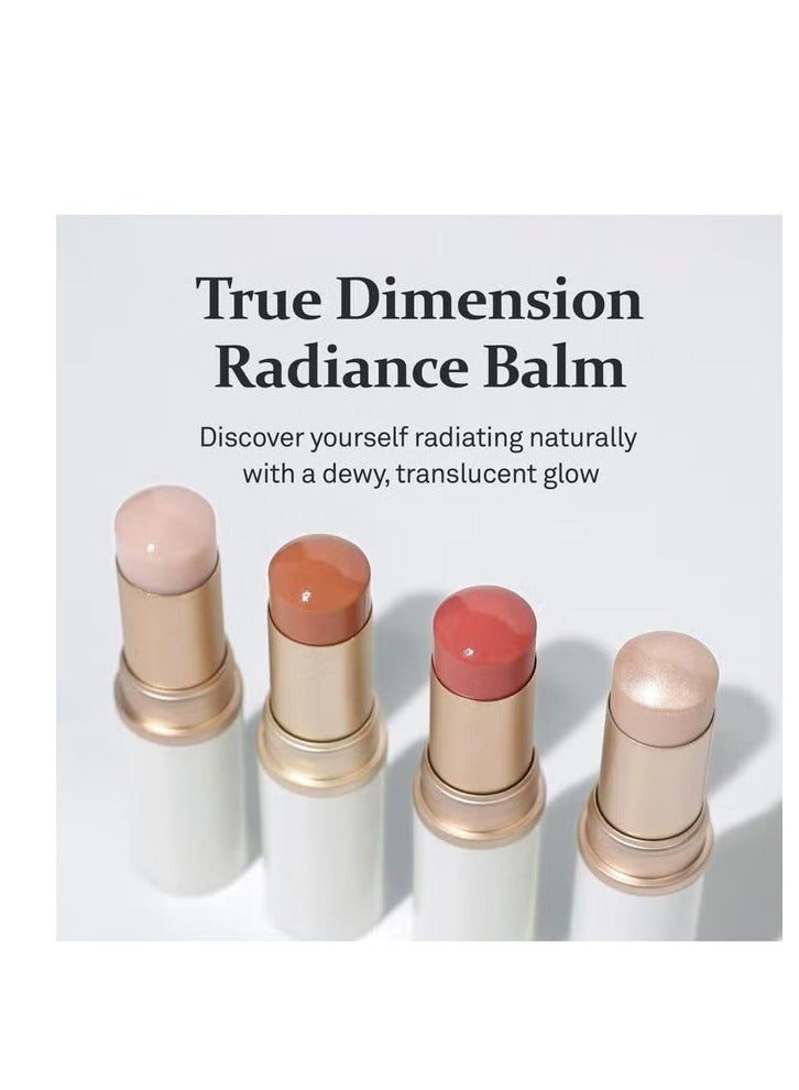 HINCE True Dimension Radiance Balm 10G Natural Shimmer Glow Face Highlighter Stick Glow Balm Korean Blush Transparent Color Skin Tone Slim Fitting Texture, Multi Makeup Stick (1, Light, Lt001) - Image 5