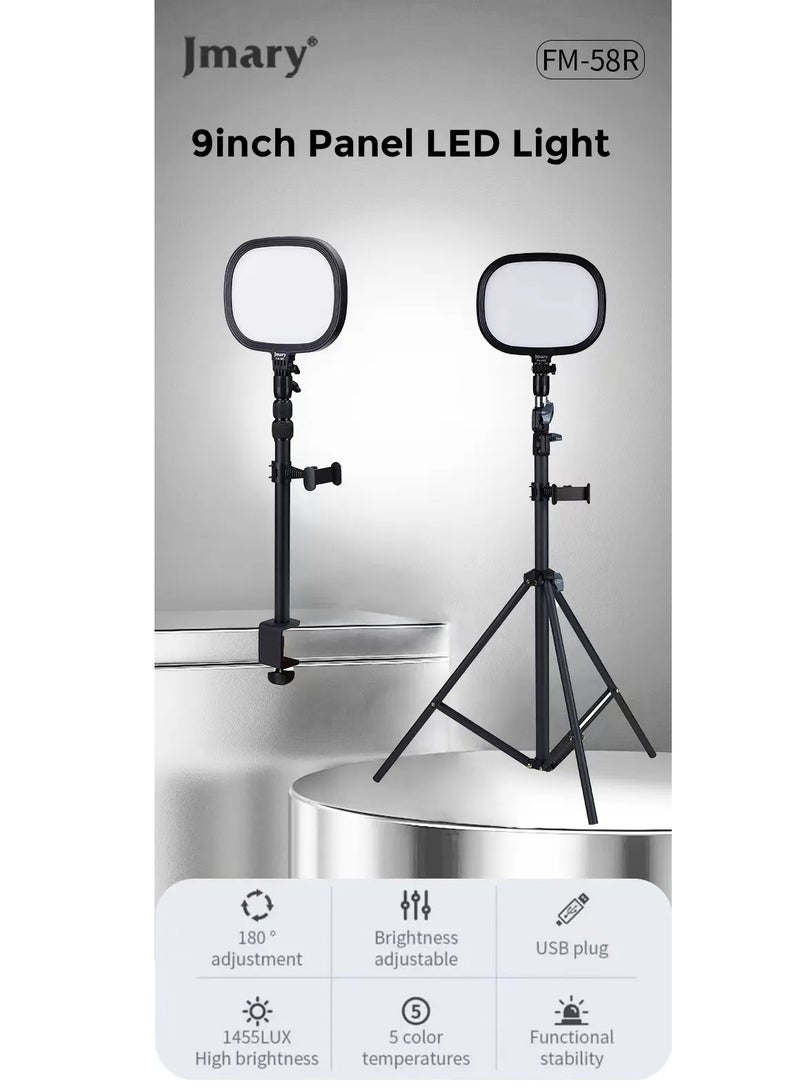 Jmary FM-58R 9inch Panel Led light photography video lamp - Image 4