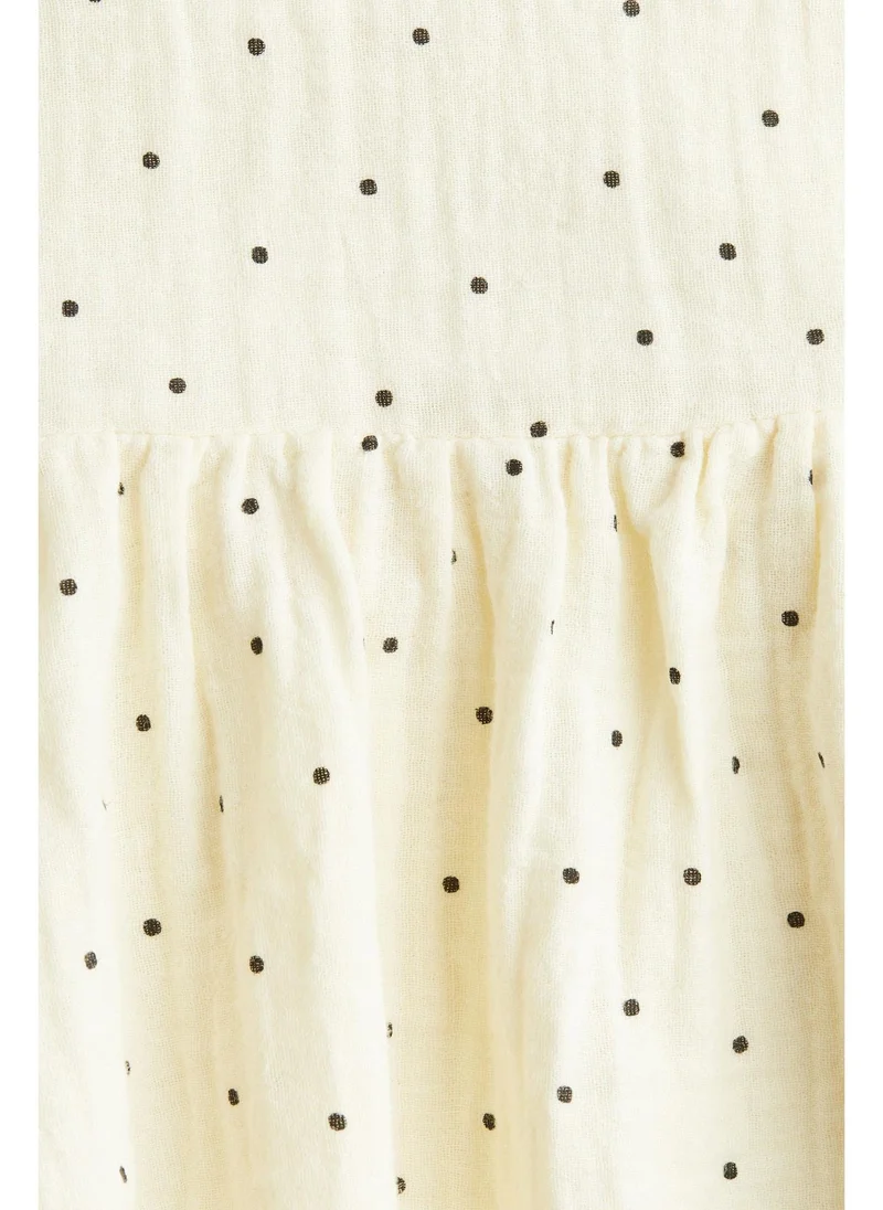 H&M Cotton muslin dress