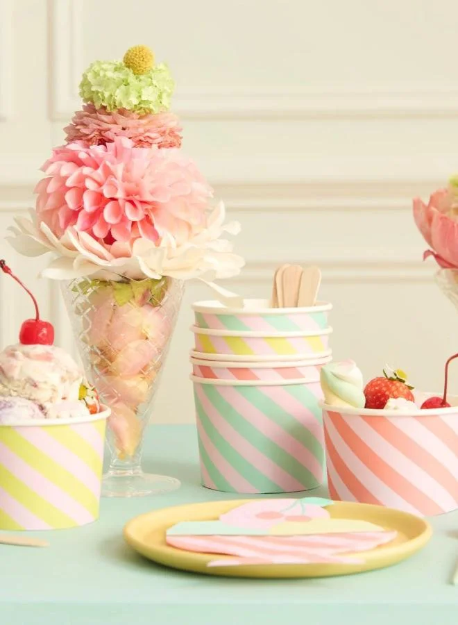 Meri Meri Ice Cream Cups & Spoons