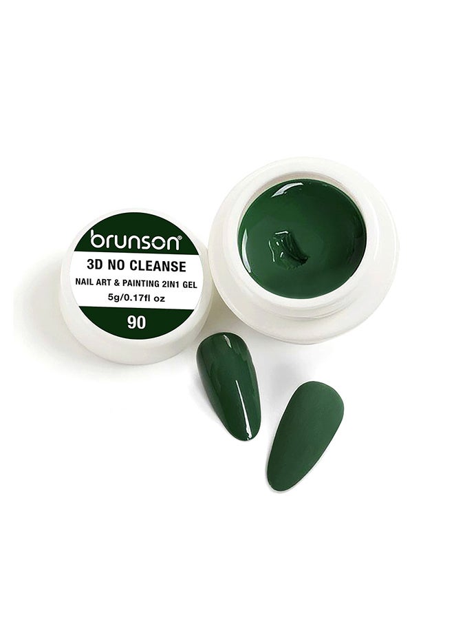 brunson Gel Paint 5g French Ombre Nail Art Soak Off UV LED Gel Polish for Manicure Pedicure Long Lasting 3D No Cleanse Nail Art 2 In1 Gel Creamy Painting Gel For 3d Sculpture Good Self Leveling Rich Pigment