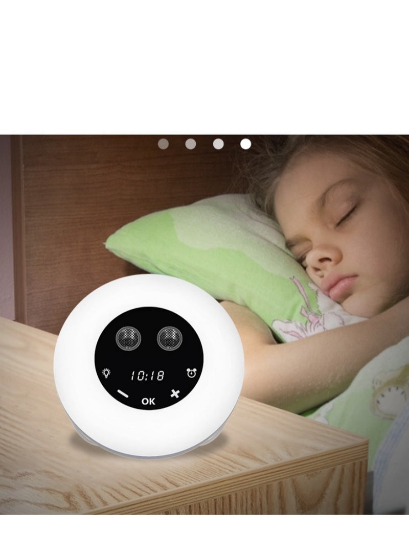 KUYING Dedicated Wake-up Device Multifunctional Intelligent Alarm Clock Children's Bedside Small Night Light Countdown Timer  - Image 2