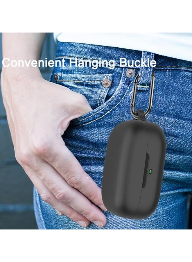 Protective Silicone Case for Motorola Moto Buds/Buds+ with Keychain Cover (Green)