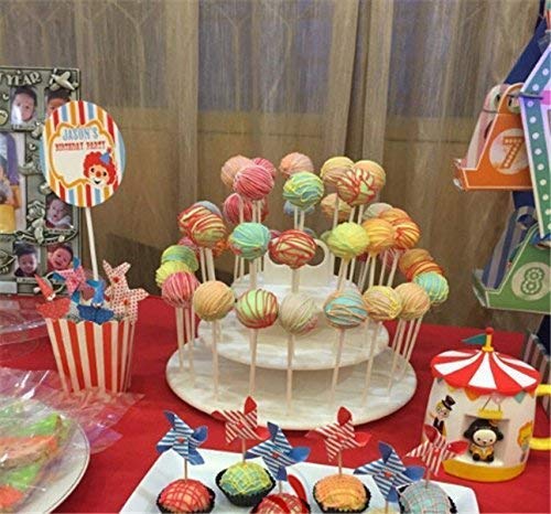 Birud 3Tier Plastic Lolipop Cake Pop Display Stand Multicolour - Image 5