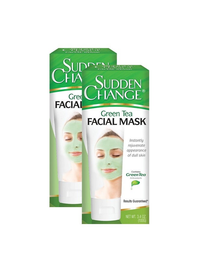 SUDDEN CHANGE Sudden Change Green Tea Facial Mask 3.4oz by Sudden Change  - Image 1