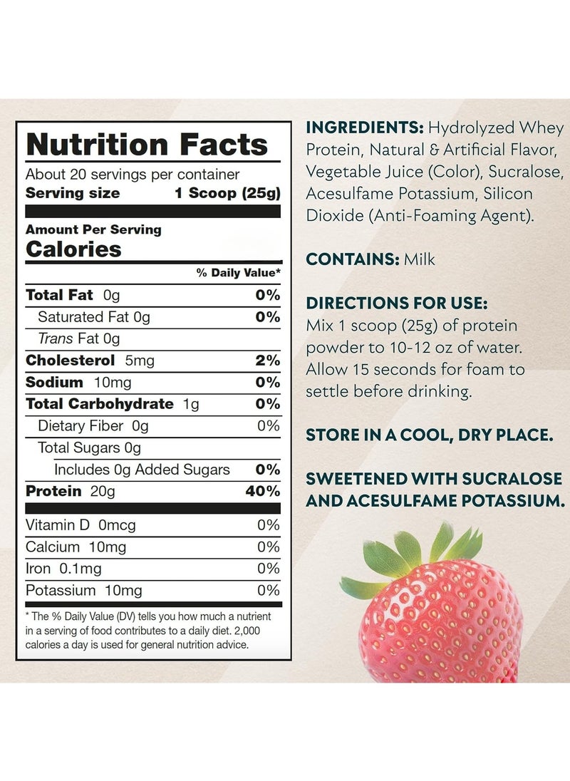 Myprotein MyProtein Clear Whey Isolate Strawberry Flavor 500g -20 Servings  - Image 5