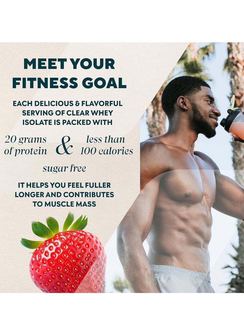 Myprotein MyProtein Clear Whey Isolate Strawberry Flavor 500g -20 Servings  - Image 4