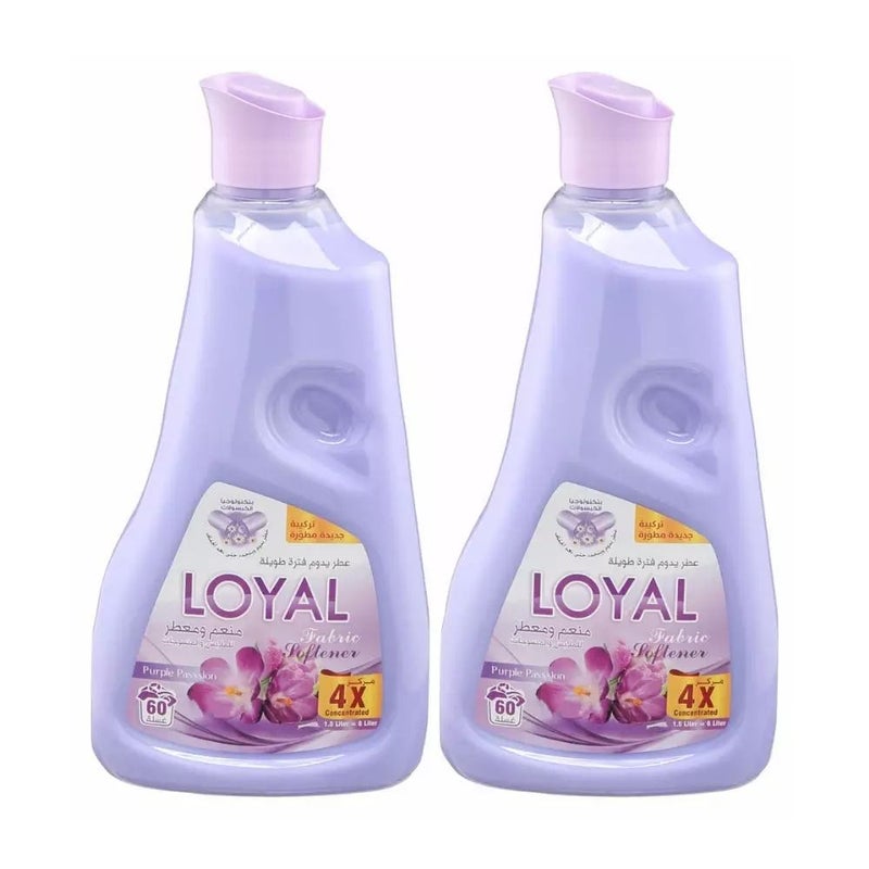 Loyal Fabric Softener and Refresher Purple Passion- 2X1.5Ltr