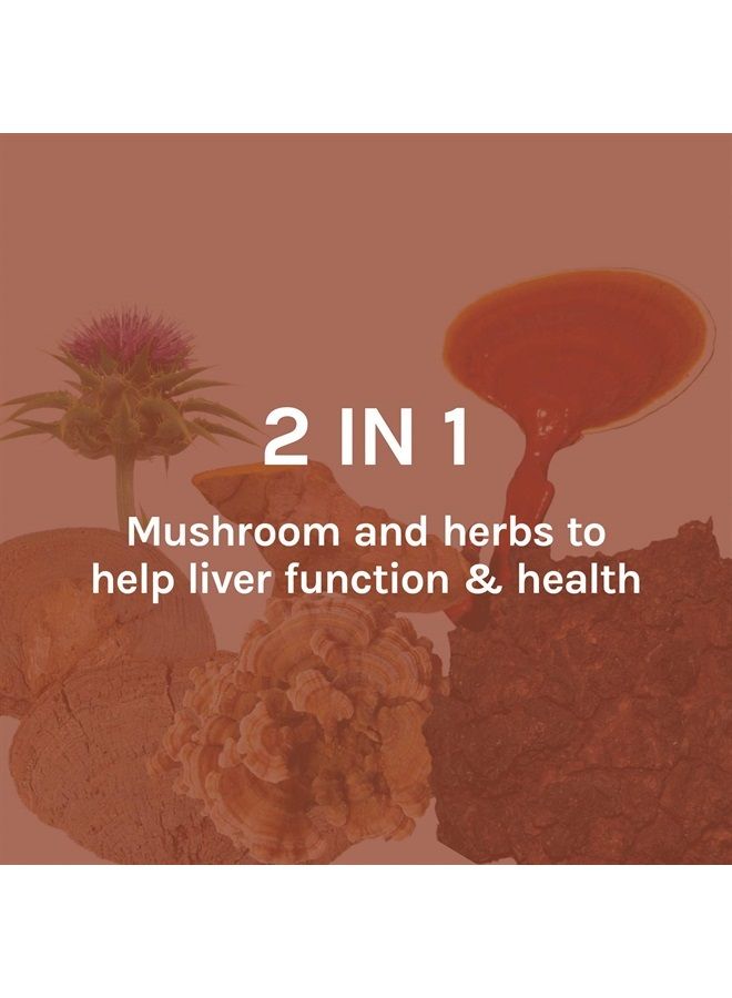 Host Defense , MycoBotanicals Liver Capsules, Supports Liver Health and Detoxification, Mushroom and Herb Supplement, 60 Capsules, Unflavored - Image 4