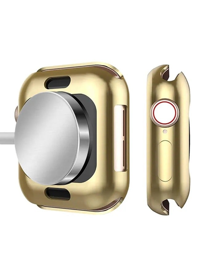 Protective Cover Shell For iWatch Series 4/5 44mm Gold - Image 3