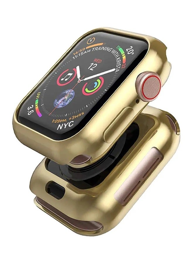 Protective Cover Shell For iWatch Series 4/5 44mm Gold - Image 2