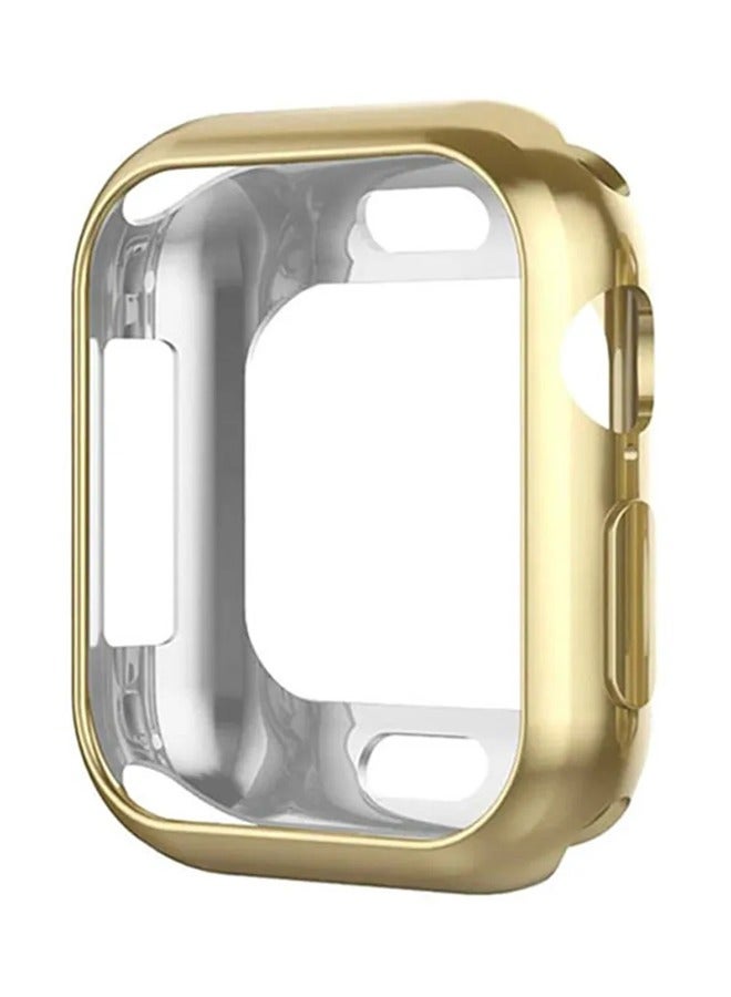 Protective Cover Shell For iWatch Series 4/5 44mm Gold - Image 1