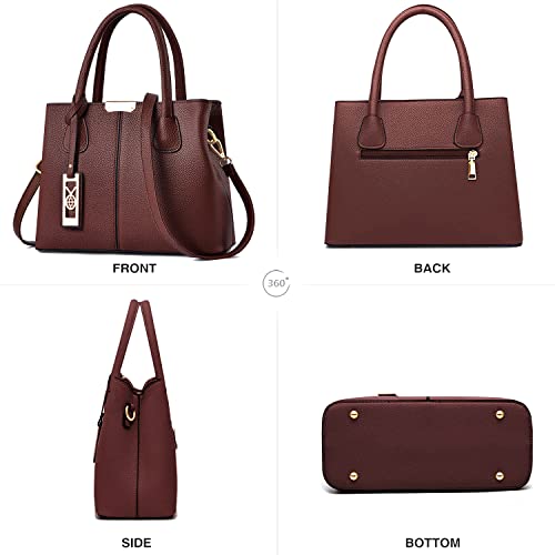 CHICAROUSAL Purses and Handbags for Women Leather Crossbody Bags Women's Tote Shoulder Bag… - Image 3