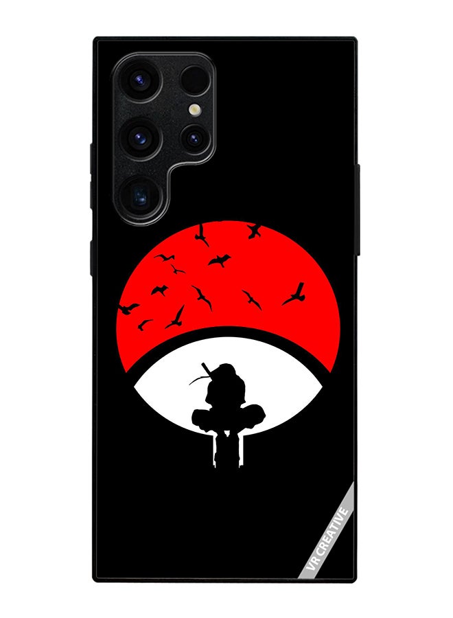 VR CREATIVE Protective Case Cover For Samsung Galaxy S25 Ultra Itachi Moon Design Multicolour