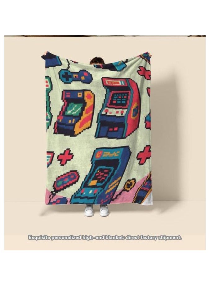 general Flannel thin blanket (warm and comfortable, suitable for sleep, gaming, dust removal and sandproof) 150cm*200cm - 923 - Image 1