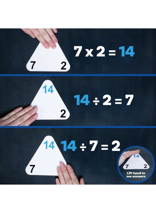 Learning Advantage The Original Triangle Flash Cards, Multiplication & Division - Image 4