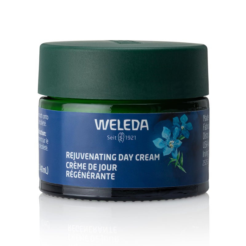 Weleda Face Care Rejuvenating Day Cream, 1.3 Fluid Ounces, Plant Rich Moisturizer with Blue Gentian and Edelweiss - Image 1
