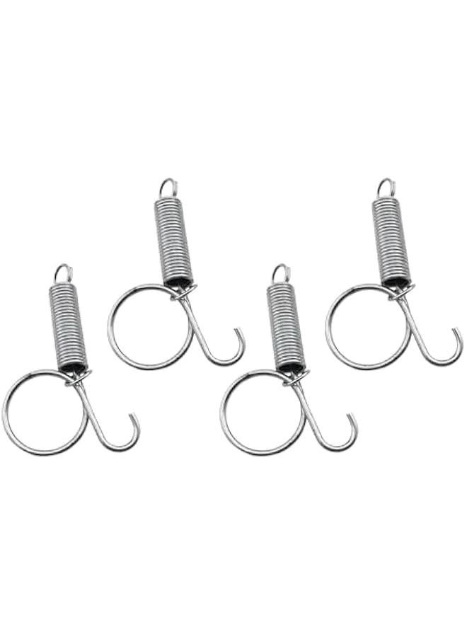 HOOKOR 4Pcs Spring Cage Latch,Multifunctional Cage Door Spring,Hook Metal Finger Spring,Latch Hook for Fixing Pet Cage Door - Image 1
