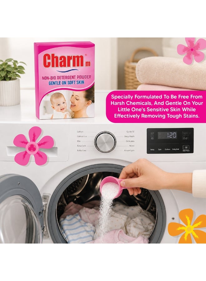 Charmm Non-Bio Detergent Powder 2kg - Gentle on Baby's Skin - Image 3